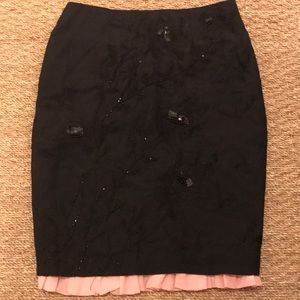 Tracy Reese Skirt Black embellished